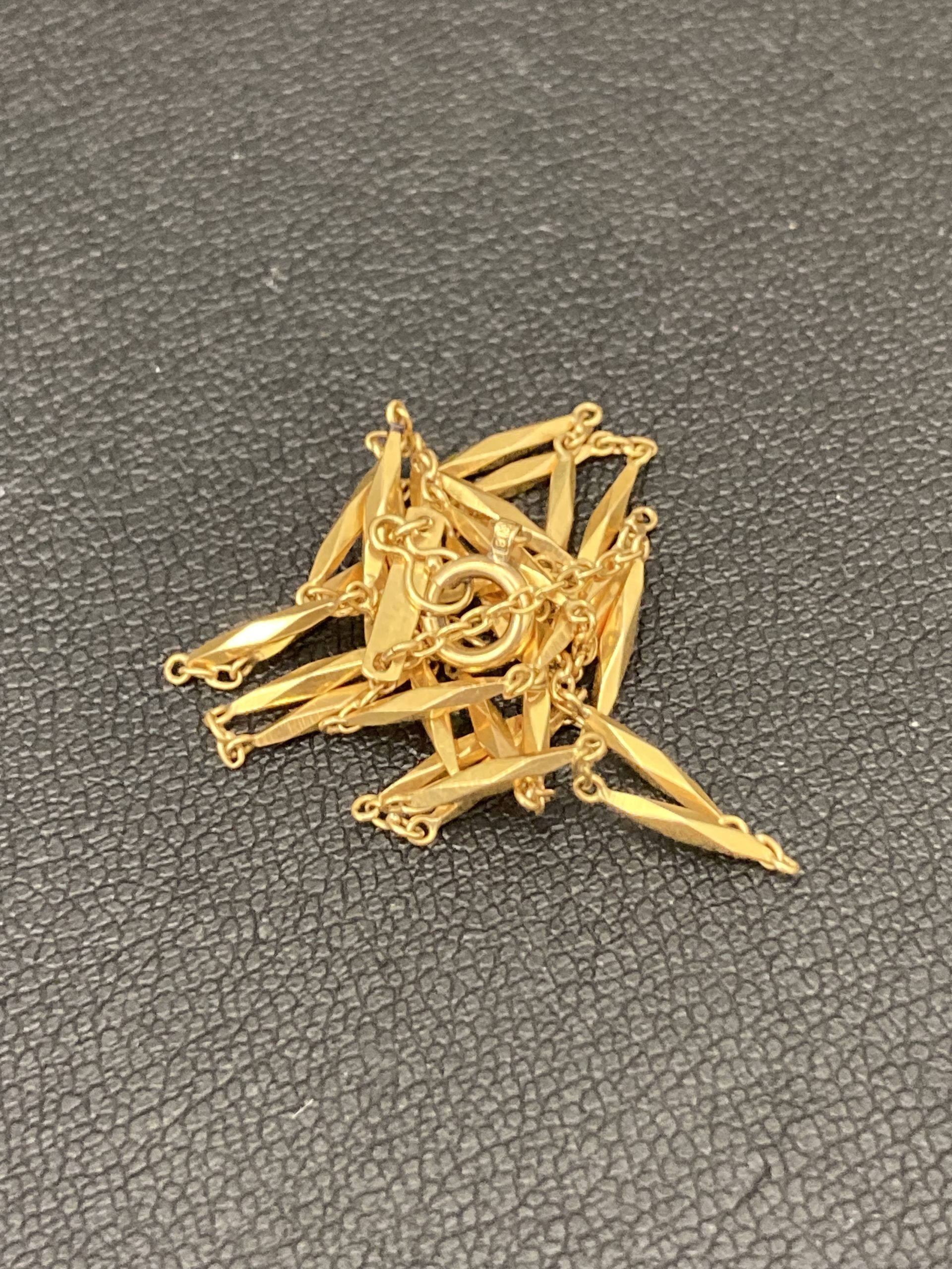 切れていても大丈夫！K18ネックレスお買取りさせていただきました♪