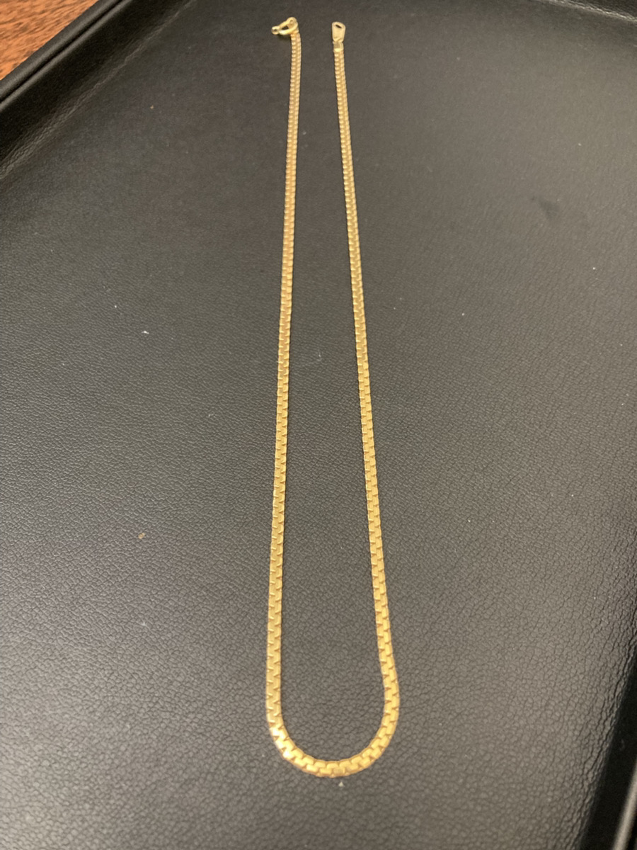 金製のネックレスををお買取りさせて頂きました♪