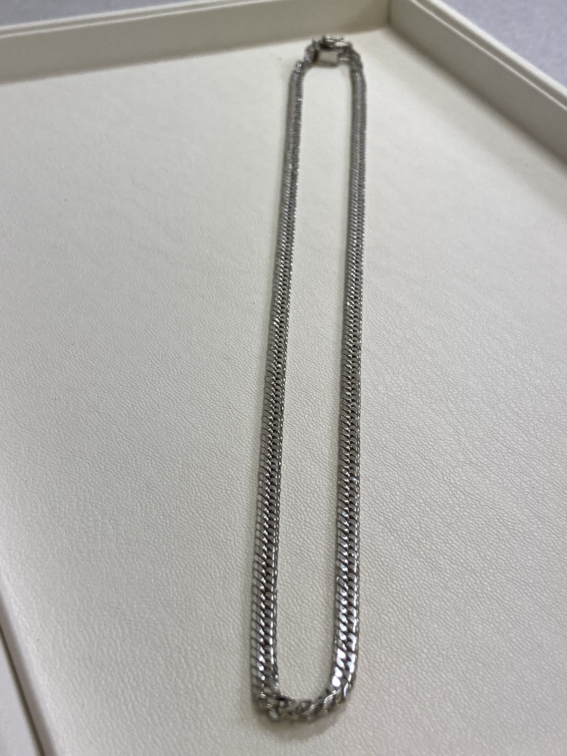 プラチナ喜平ネックレスをお買取させて頂きました♪