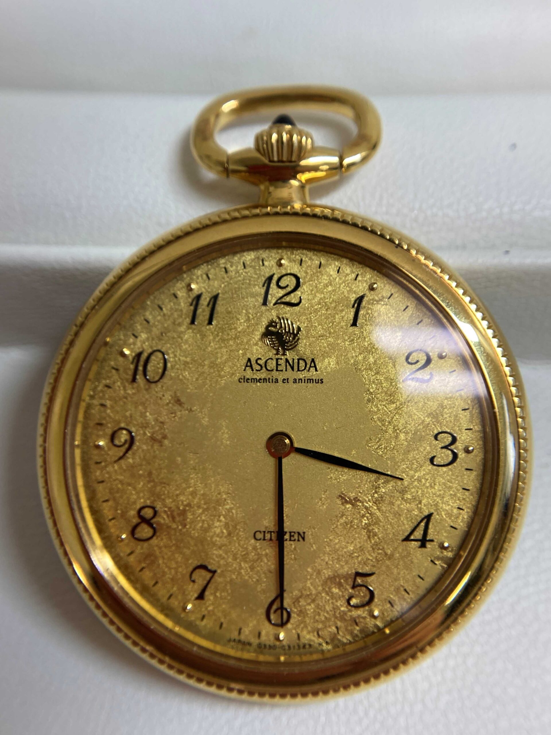 シチズン アセンダ 金無垢懐中時計 をお買取させて頂きました♪